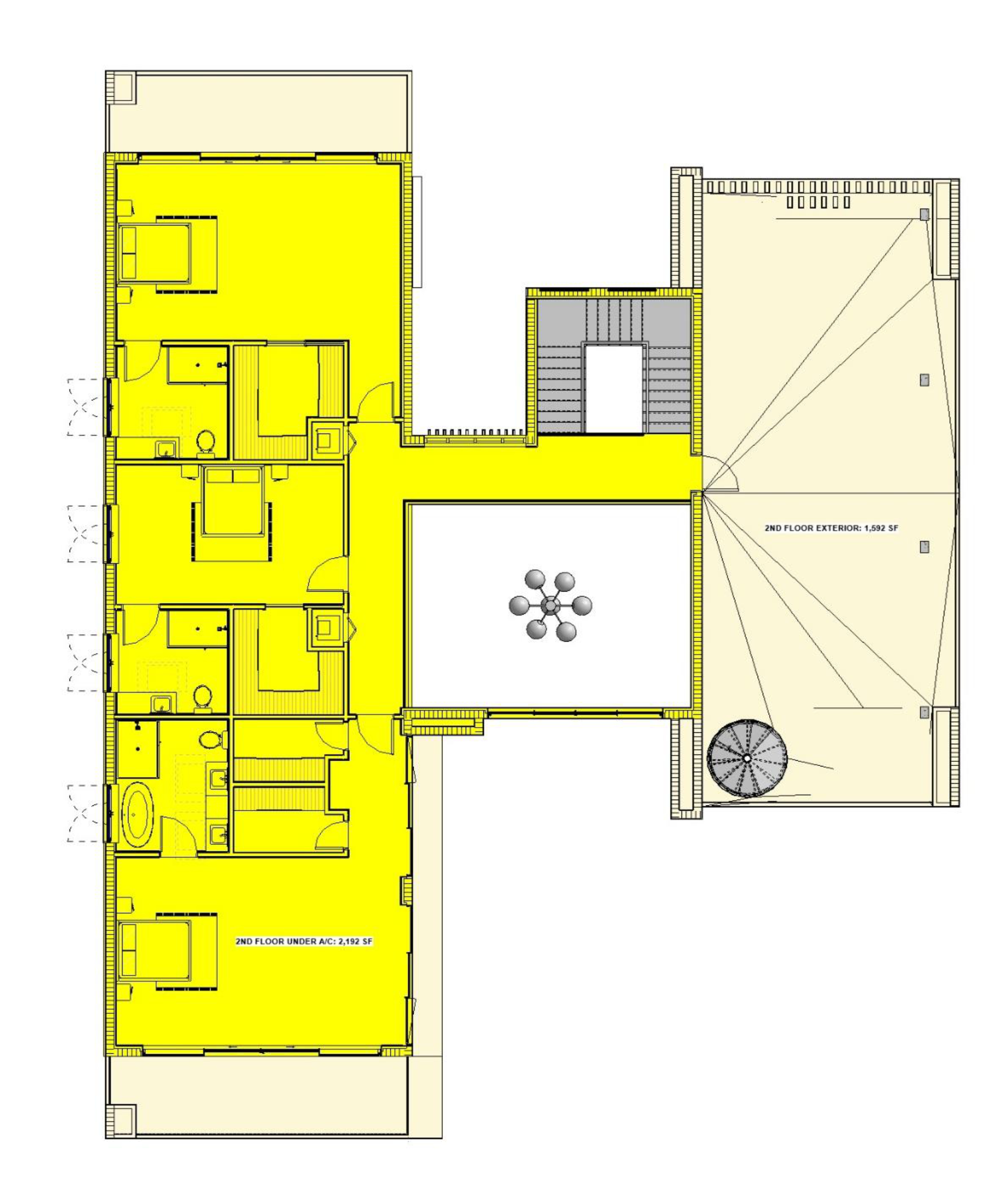728 Tyler Street — Second Floor floor plan
